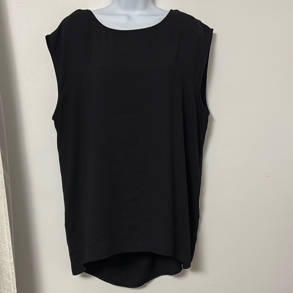 Halogen Black Sleeveless Top